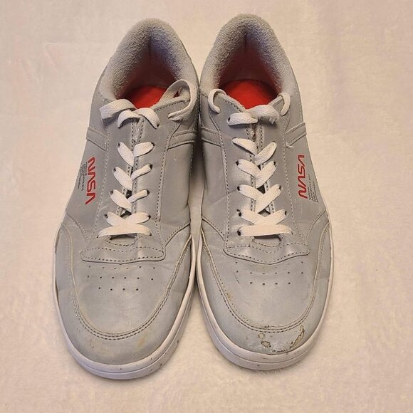 NASA Captain Shoes Retro Reflective Silver Gray White Size 8.5 M - Picture 6 of 14